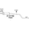 MTS 01.51150 Middle Silencer